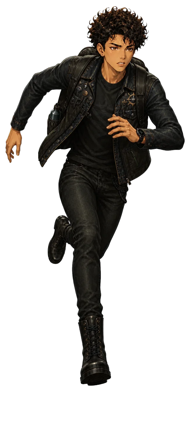 Ken sprinting in the chapter ten emergency